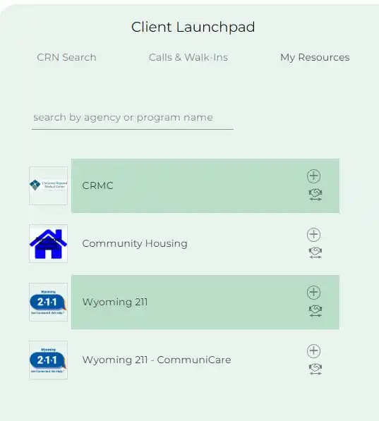 Intake through the client launchpad